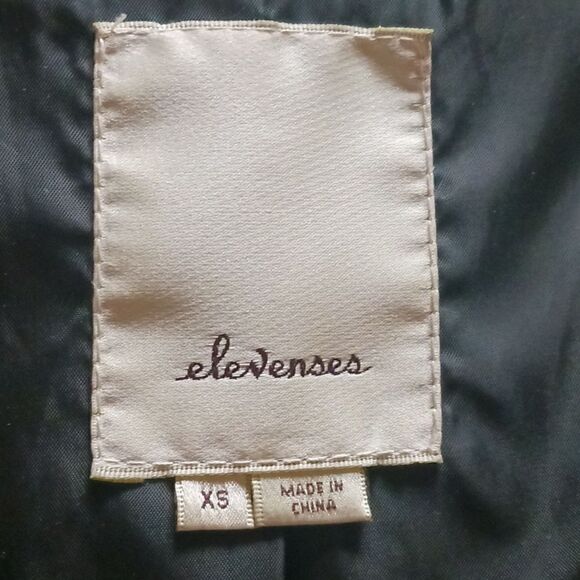 Elevenses Wool blend Hooded Coat with Detachable Faux Fur Tartan Sz XSMALL - Picture 15 of 16